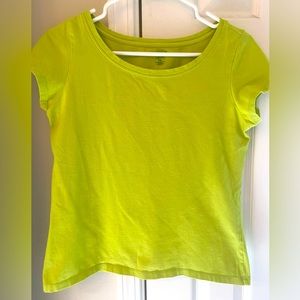 Madison, Petite Organics cotton/lycra tee.